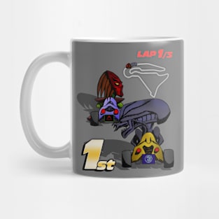 Super AvP Kart Racing Mug